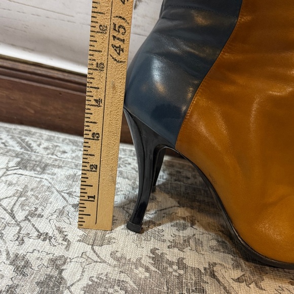 Women’s JM Multicolor Leather Heeled Boots EU size 41 or US 10.5 - Picture 2 of 10